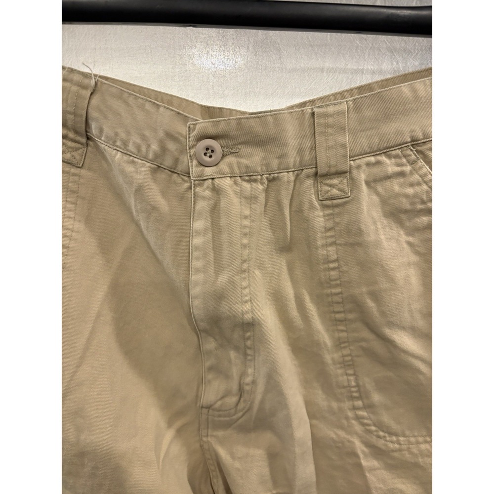Vintage Stanley & Jo Jo Men's Cargo Shorts Size 36 Khaki 100% Cotton Y2K - Picture 3 of 11